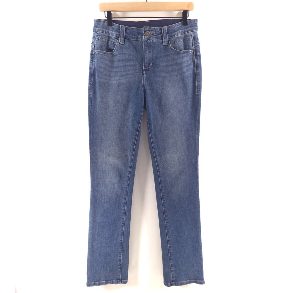 JAG Women Straight Leg Jeans Ruby 8/29 Blue Mid Rise Stretch Denim